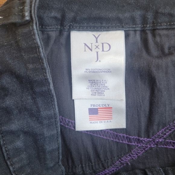 NYDJ Jeans Women's sz 16 Black Denim Bootcut Jean - Picture 7 of 11